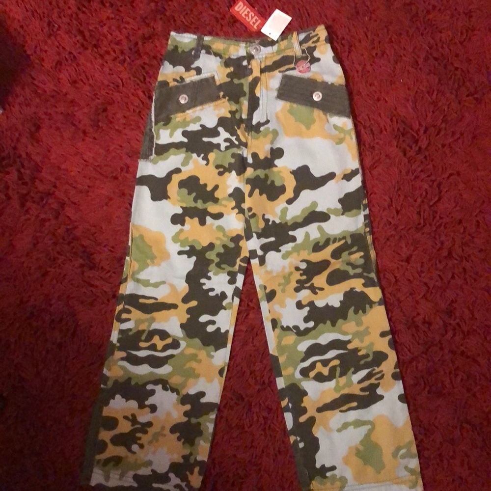 Diesel Kids Camouflage Casual Bottoms